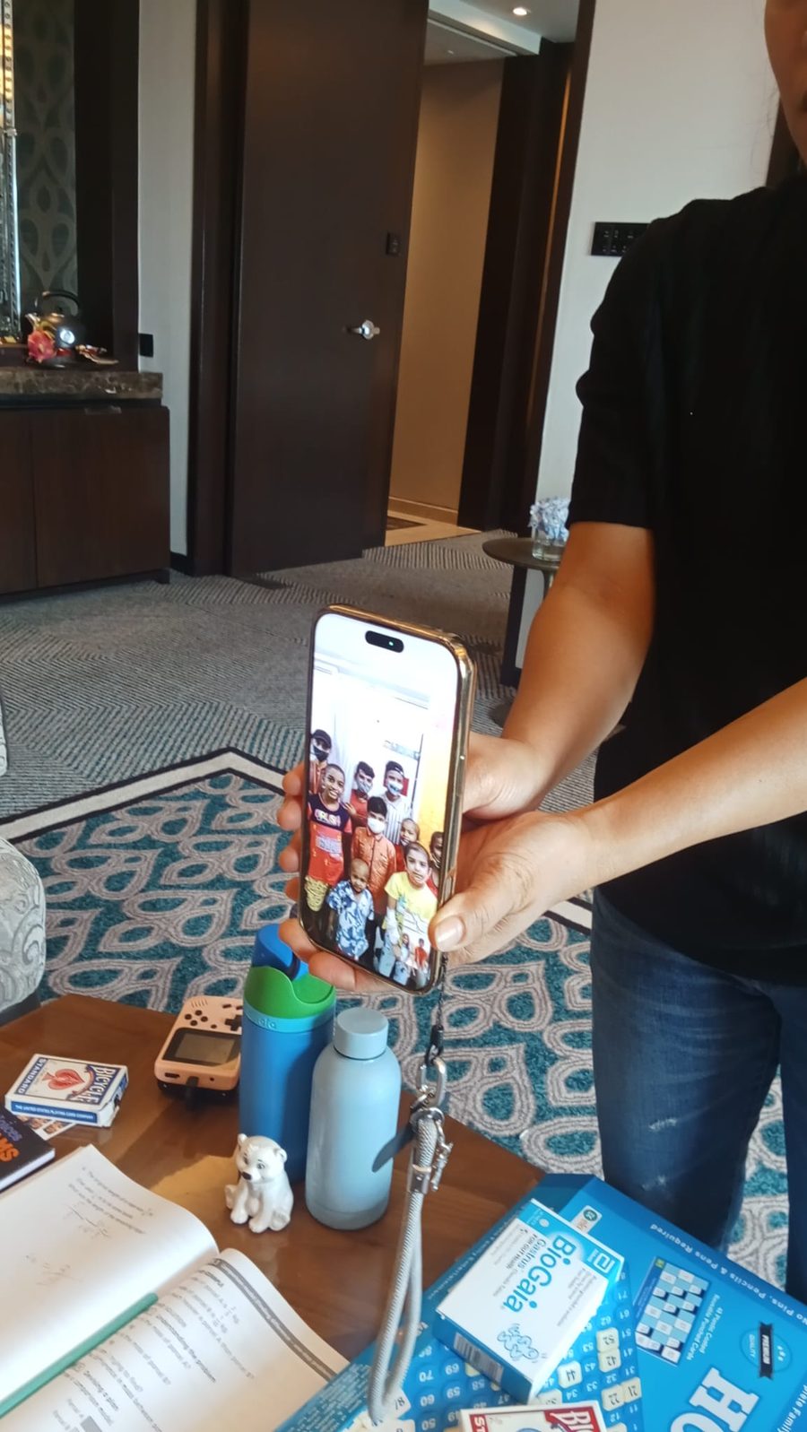 Meeting the children of St Jude, over video